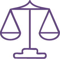 Ikon med vektskåler